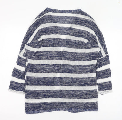 Womens UK Size S Atmosphere Blue Cardigan Jumper