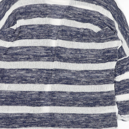 Womens UK Size S Atmosphere Blue Cardigan Jumper