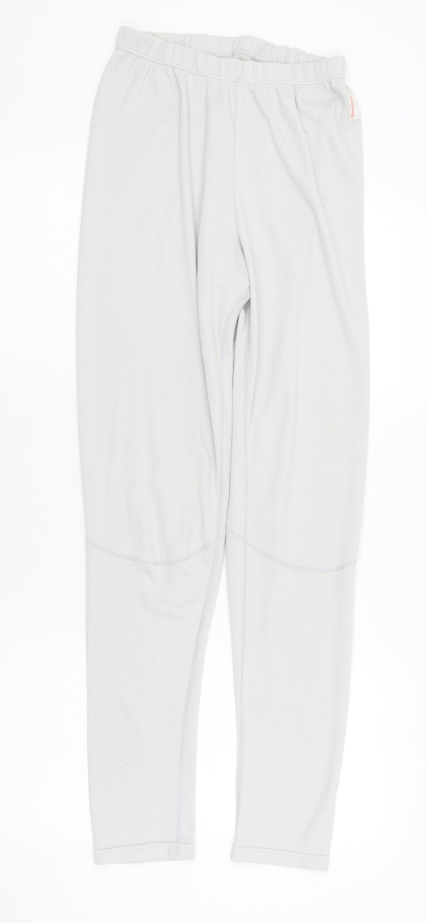 DECATHLON Mens Grey  Polyester Jogger Trousers Size M L30 in Regular  - Underwear