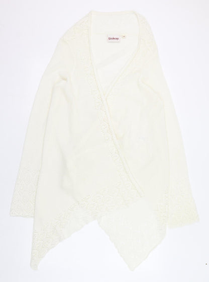 Womens UK Size 12 Kaleidoscope Ivory Cardigan Jumper