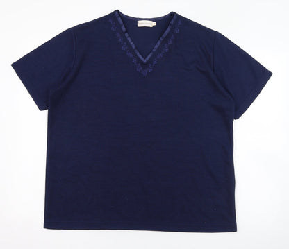 Womens UK Size M Bonmarché Blue Pullover Jumper