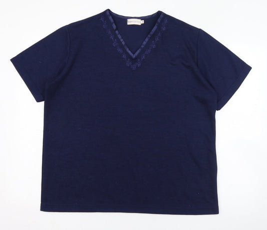 Womens UK Size M Bonmarché Blue Pullover Jumper