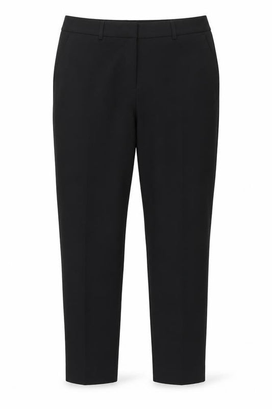 Womens UK Size 14 Marks and Spencer Regular Fit Dress Pants Black Trousers