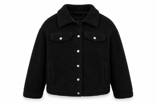 Womens UK Size 12 Brave Soul Black Jacket