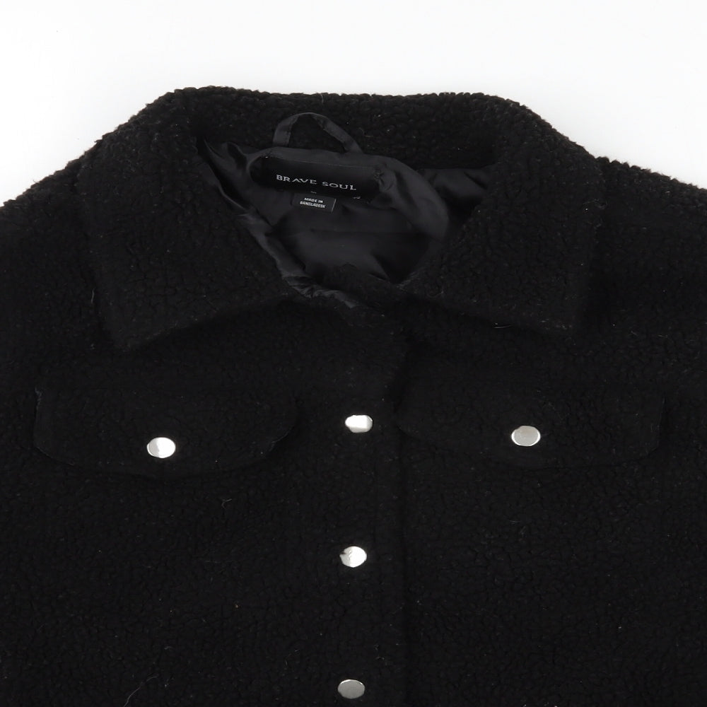 Womens UK Size 12 Brave Soul Black Jacket