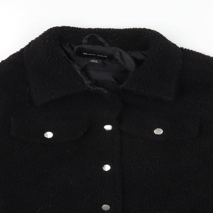 Womens UK Size 12 Brave Soul Black Jacket