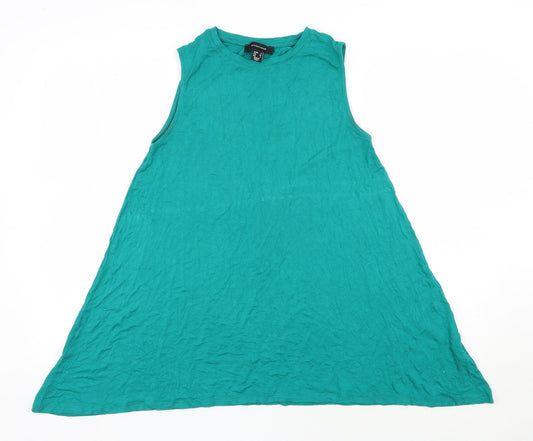 Womens UK Size 8 Atmosphere Green Jersey Tank