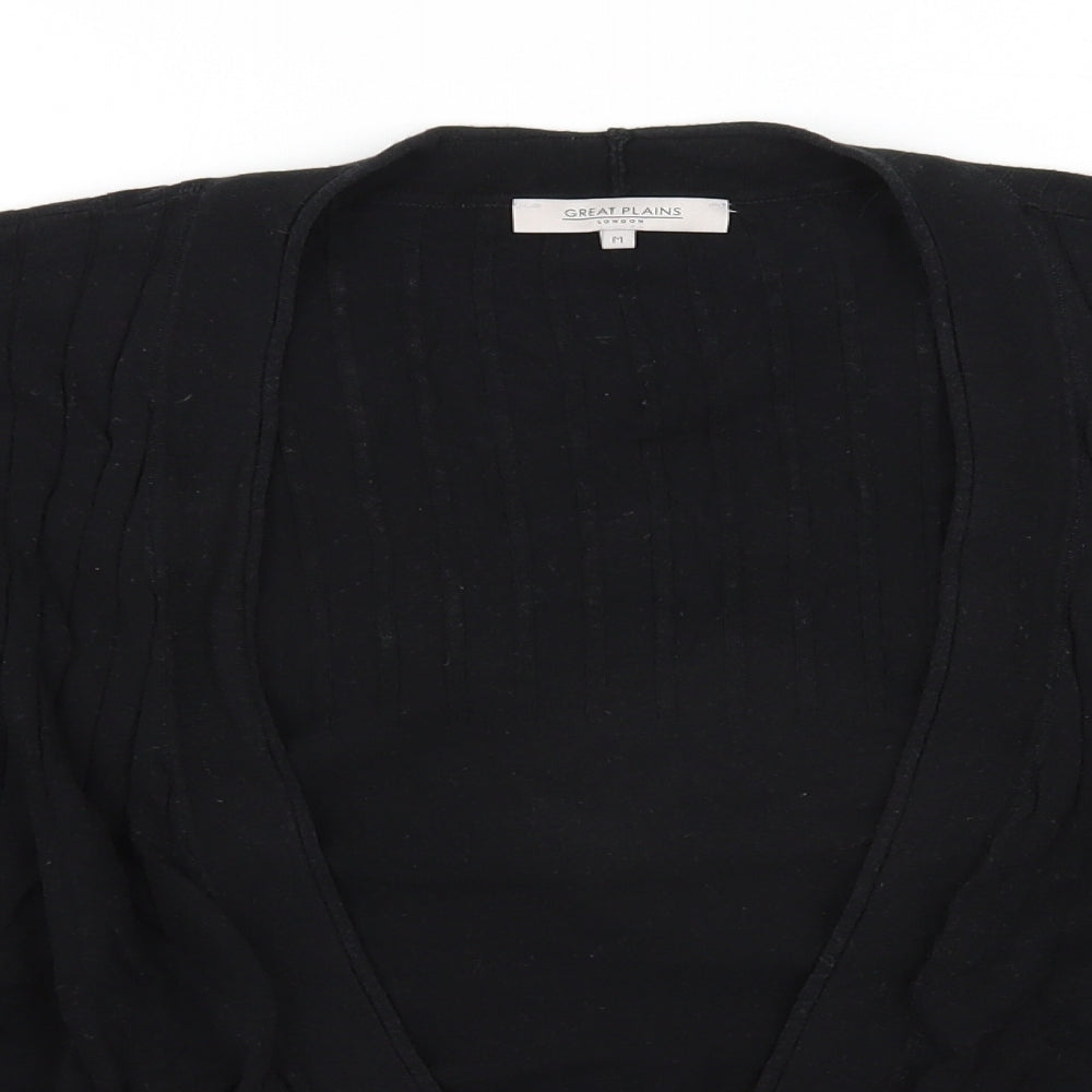 Womens UK Size M Great Plains Black Cardigan Jumper