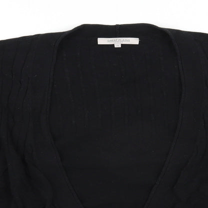 Womens UK Size M Great Plains Black Cardigan Jumper