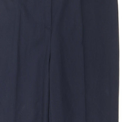 Womens UK Size 12 Marks and Spencer Regular Fit  Blue Trousers