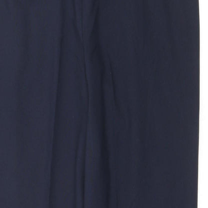 Womens UK Size 12 Marks and Spencer Regular Fit  Blue Trousers