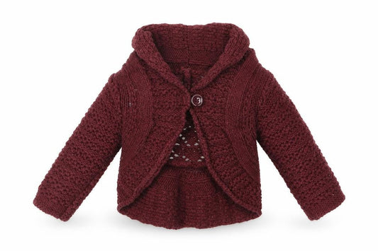 George Baby Purple  Cotton Cardigan Jumper Size 9-12 Months  Button