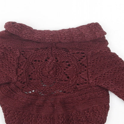 George Baby Purple  Cotton Cardigan Jumper Size 9-12 Months  Button