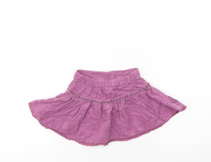 Dunnes Stores Baby Purple  Cotton Skater Skirt Size 12-18 Months