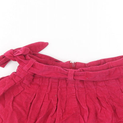 Sisley Baby Pink  Cotton Skater Skirt Size 12-18 Months  Zip