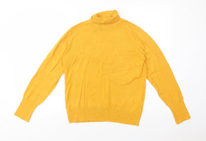 Womens UK Size L Dunnes Stores Yellow Pullover Jumper