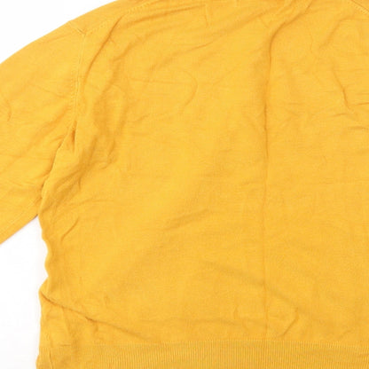 Womens UK Size L Dunnes Stores Yellow Pullover Jumper