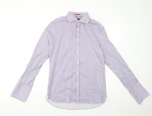 Mens UK Collar Size 15.5 Marks and Spencer Smart Purple  Dress Shirt