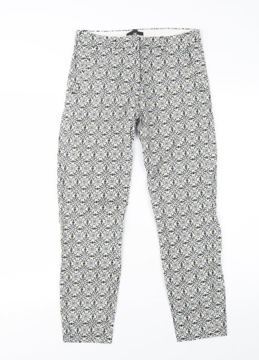 Womens UK Size 6 H&M Regular Fit  Blue Trousers