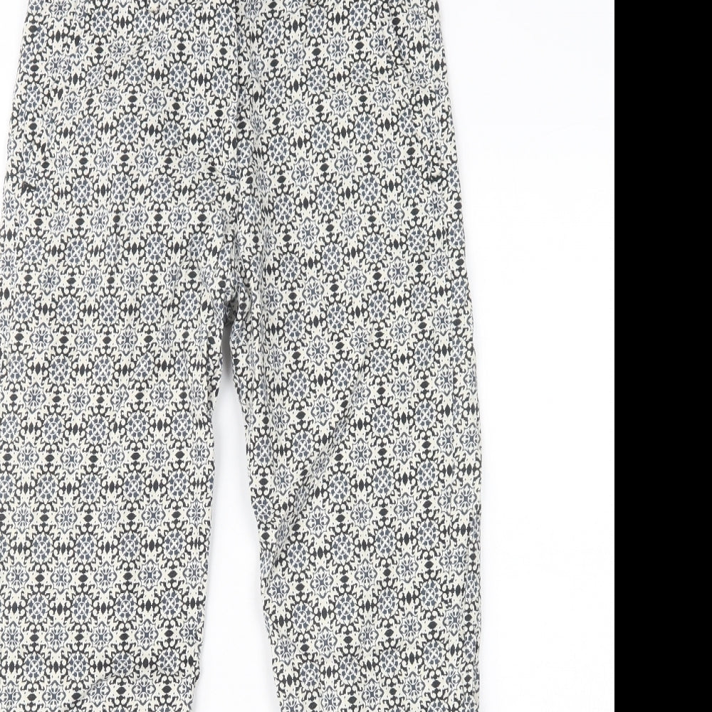 Womens UK Size 6 H&M Regular Fit  Blue Trousers