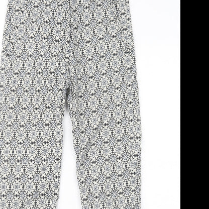 Womens UK Size 6 H&M Regular Fit  Blue Trousers