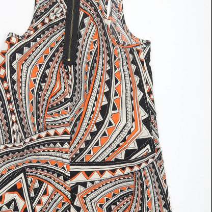 Womens UK Size 8 New Look Multicoloured Basic Tank