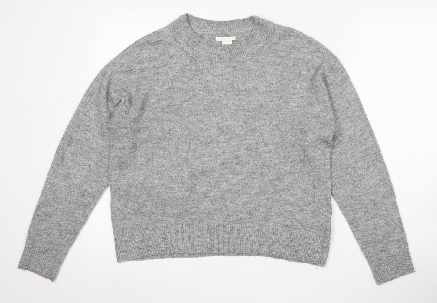 Womens UK Size XS H&M Grey Pullover Jumper