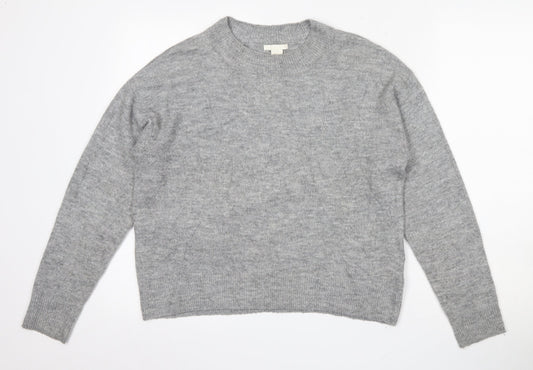 Womens UK Size XS H&M Grey Pullover Jumper