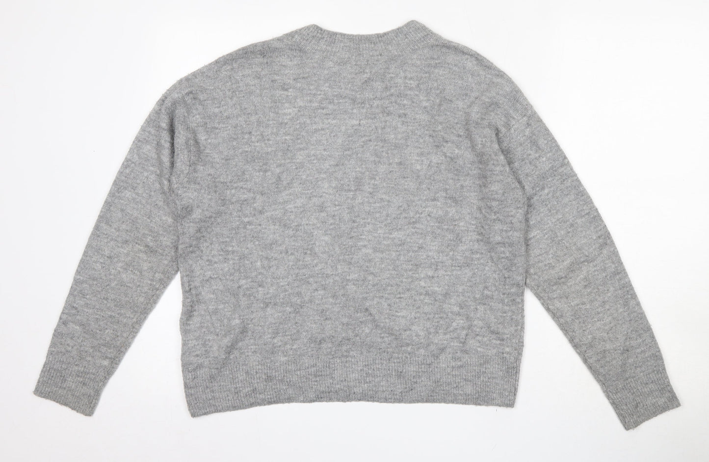 Womens UK Size XS H&M Grey Pullover Jumper
