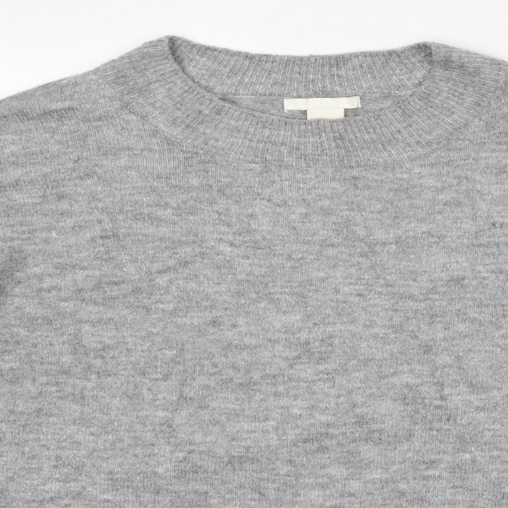 Womens UK Size XS H&M Grey Pullover Jumper