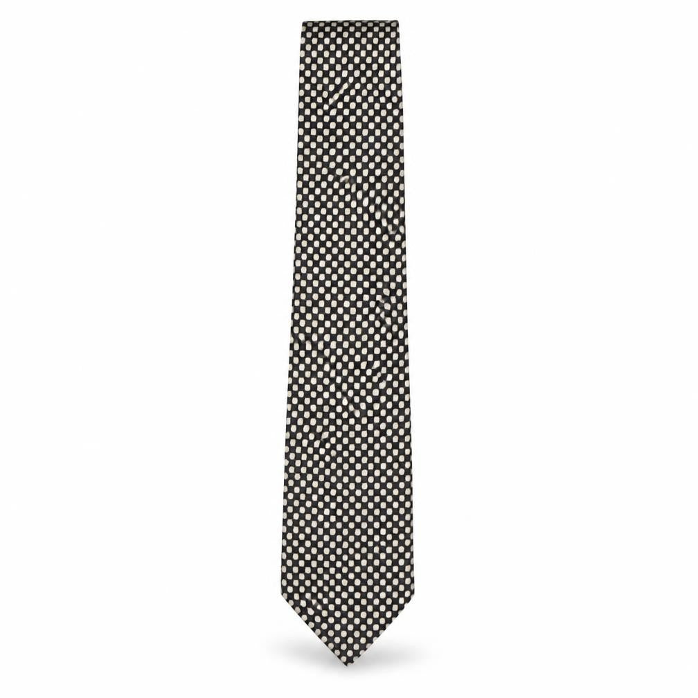 Mens Woods & Gray Multicoloured Plaids & Checks  Pointed Tie