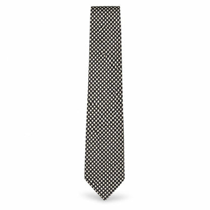 Mens Woods & Gray Multicoloured Plaids & Checks  Pointed Tie