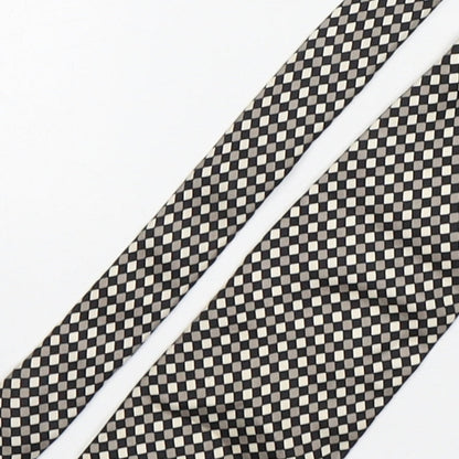 Woods & Gray Mens Multicoloured Plaids & Checks Silk Pointed Tie One Size