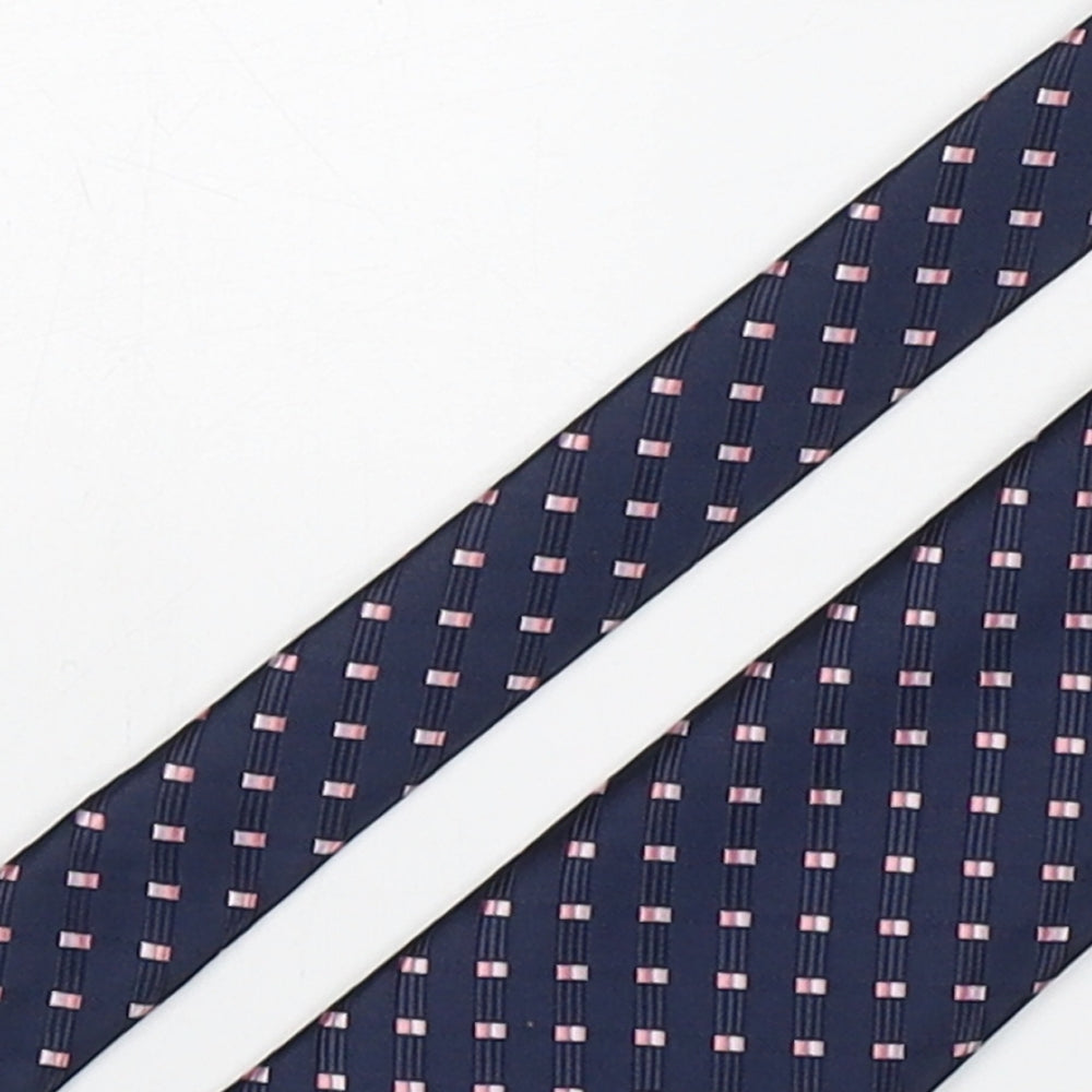 Marks and Spencer Mens Multicoloured Striped Polyester Pointed Tie One Size