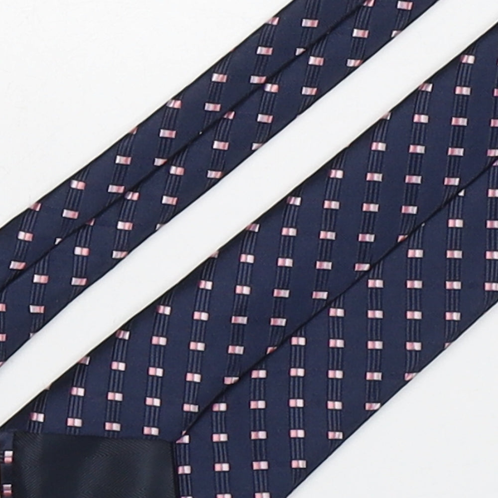 Marks and Spencer Mens Multicoloured Striped Polyester Pointed Tie One Size