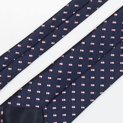 Marks and Spencer Mens Multicoloured Striped Polyester Pointed Tie One Size