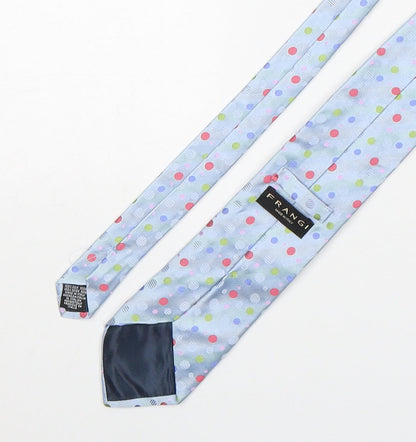 Mens Frangi Multicoloured Polka Dot  Pointed Tie