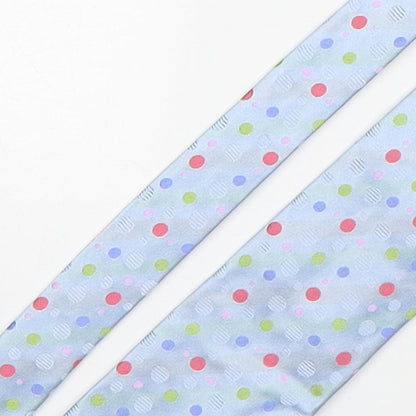 Mens Frangi Multicoloured Polka Dot  Pointed Tie