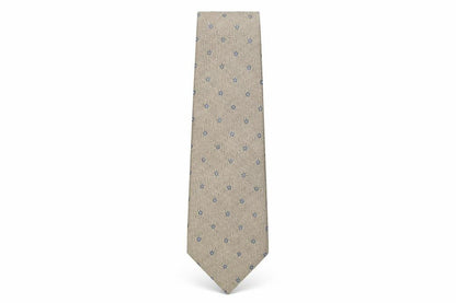 Mens Marks and Spencer Bronze Floral  Pointed Tie