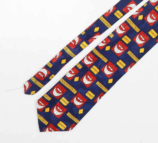 Marks and Spencer Mens Multicoloured Geometric Polyester Pointed Tie One Size