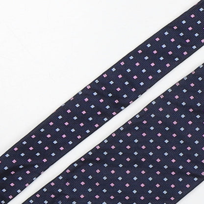 Marks and Spencer Mens Multicoloured Polka Dot Silk Pointed Tie One Size