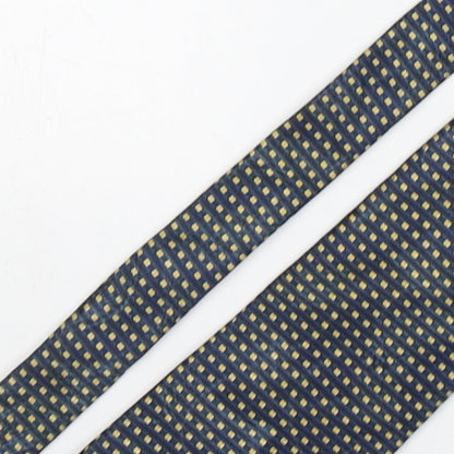 Marco Laurenti Mens Multicoloured Plaids & Checks Silk Pointed Tie One Size
