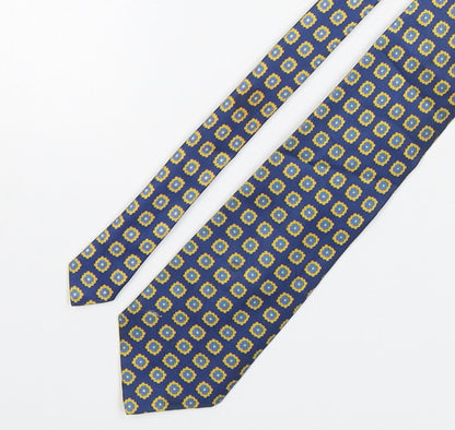 Marks and Spencer Mens Multicoloured Floral Silk Pointed Tie One Size