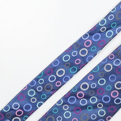 Marks and Spencer Mens Multicoloured Polka Dot Silk Pointed Tie One Size