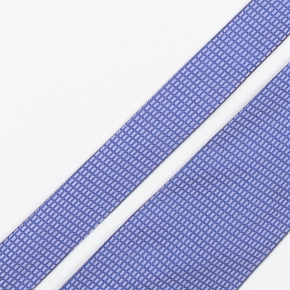 Van Hausen Mens Blue Plaids & Checks Silk Pointed Tie One Size