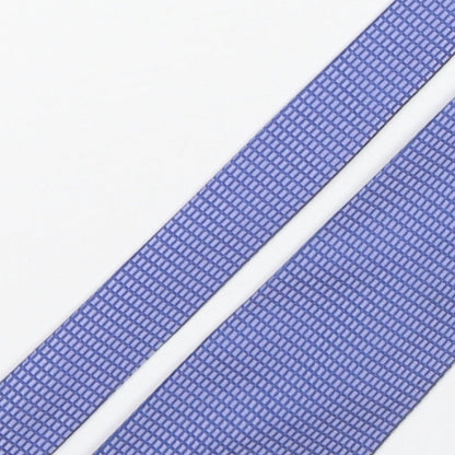 Van Hausen Mens Blue Plaids & Checks Silk Pointed Tie One Size