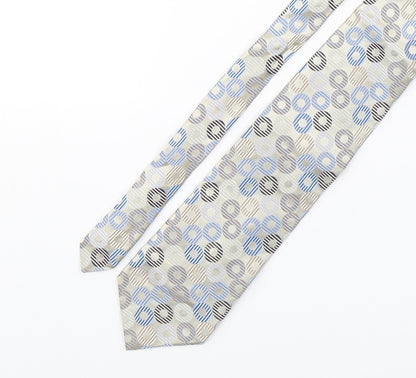 Marks and Spencer Mens Multicoloured Polka Dot Silk Pointed Tie One Size