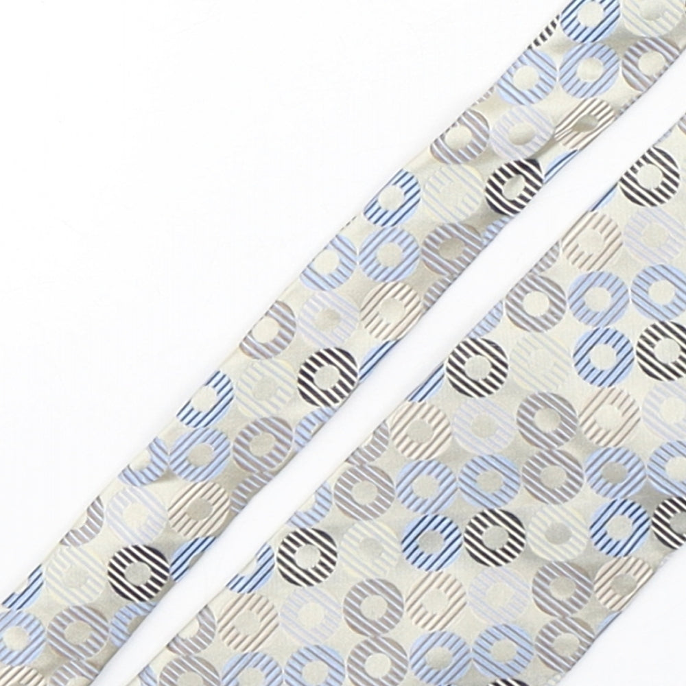 Marks and Spencer Mens Multicoloured Polka Dot Silk Pointed Tie One Size