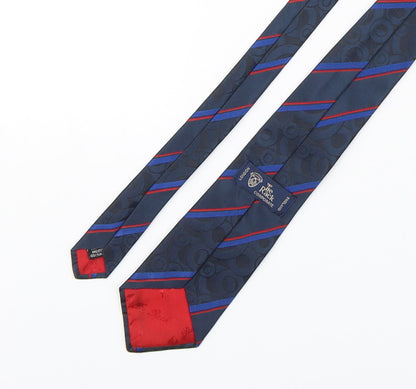 Tie Rack  Mens Multicoloured Geometric Silk Pointed Tie One Size