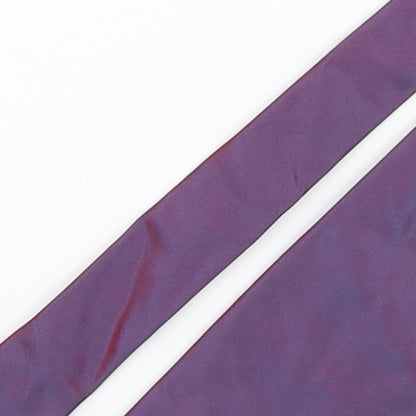 Linea Mens Purple  Silk Pointed Tie One Size